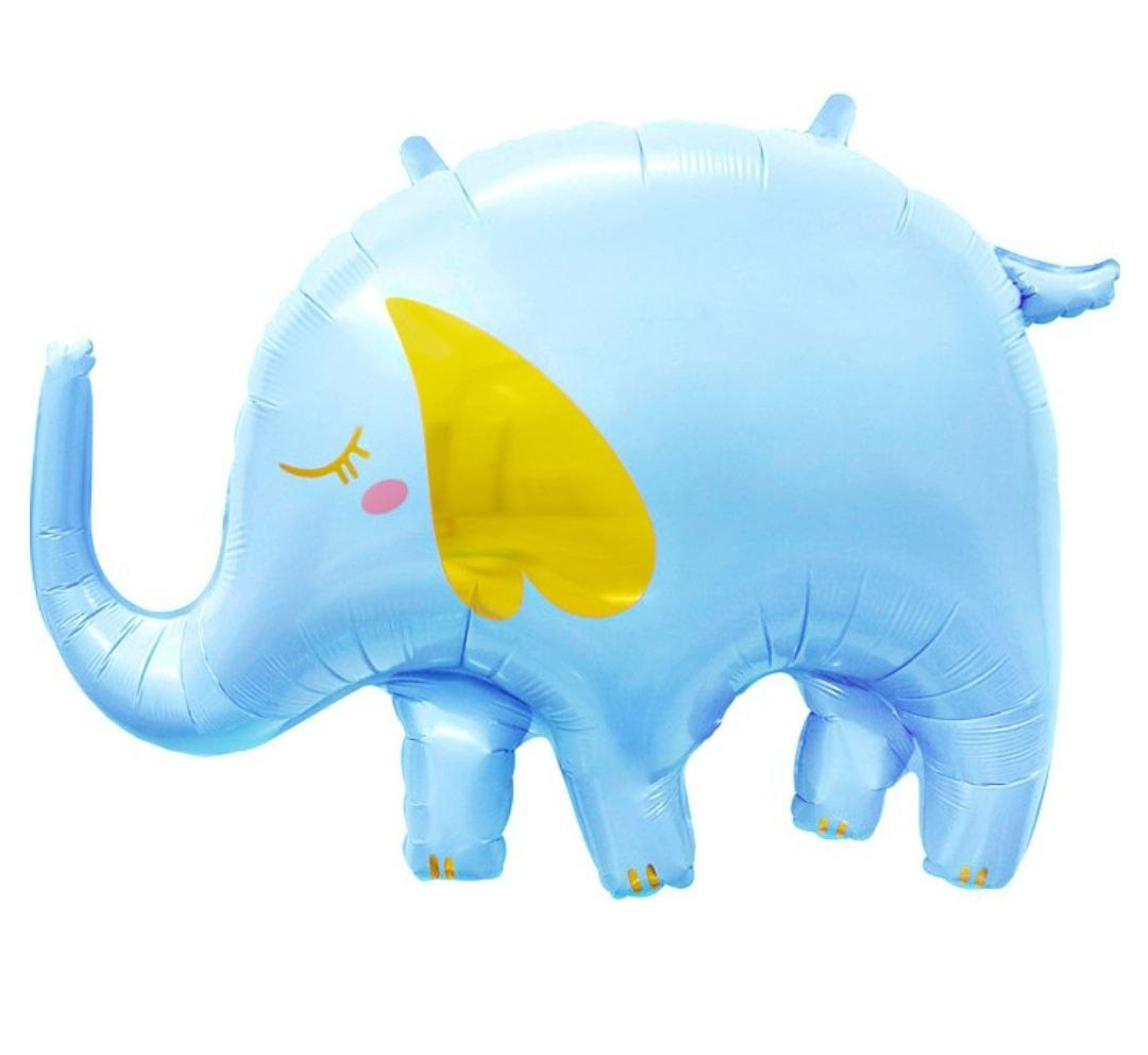 Фольгированный шар Слоник голубой ,84 см, 800 рублей