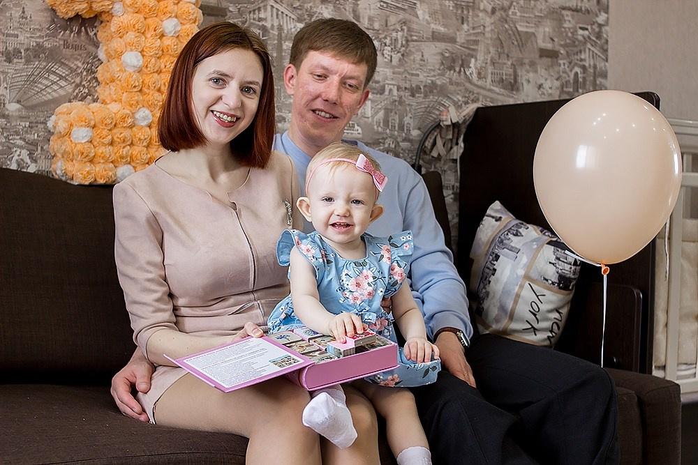 1 годик Евы дома. Детский и семейный фотограф, фотограф мероприятий Нижний Новгород