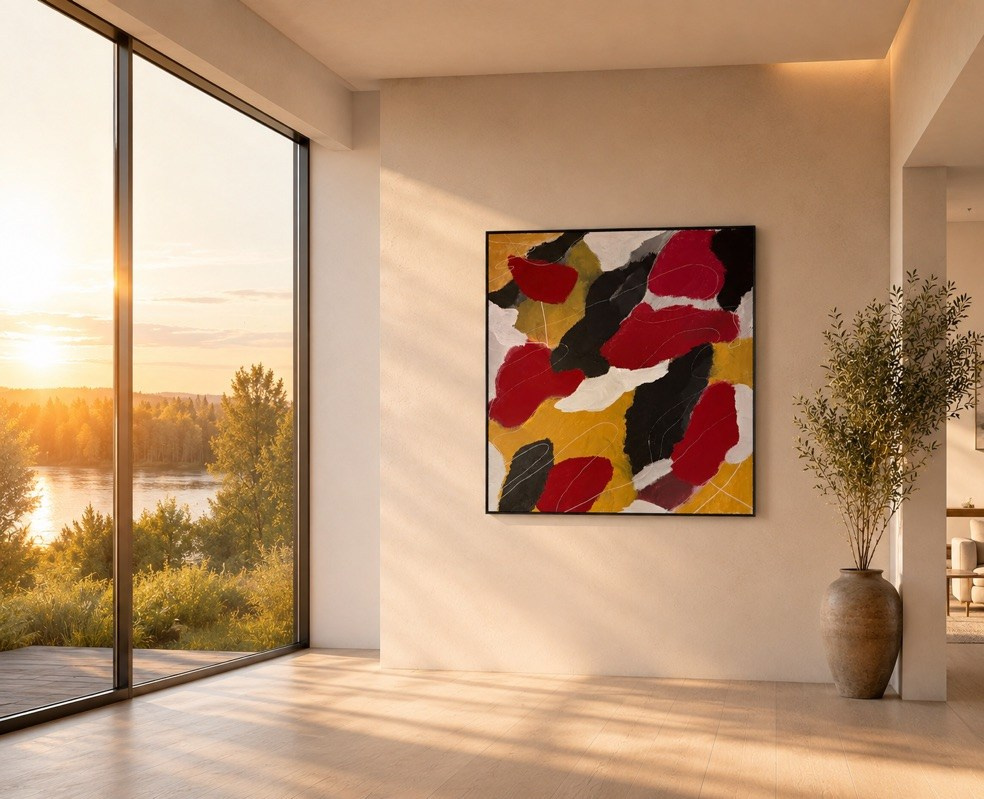 Warm-toned interior. Filipp Borisenok