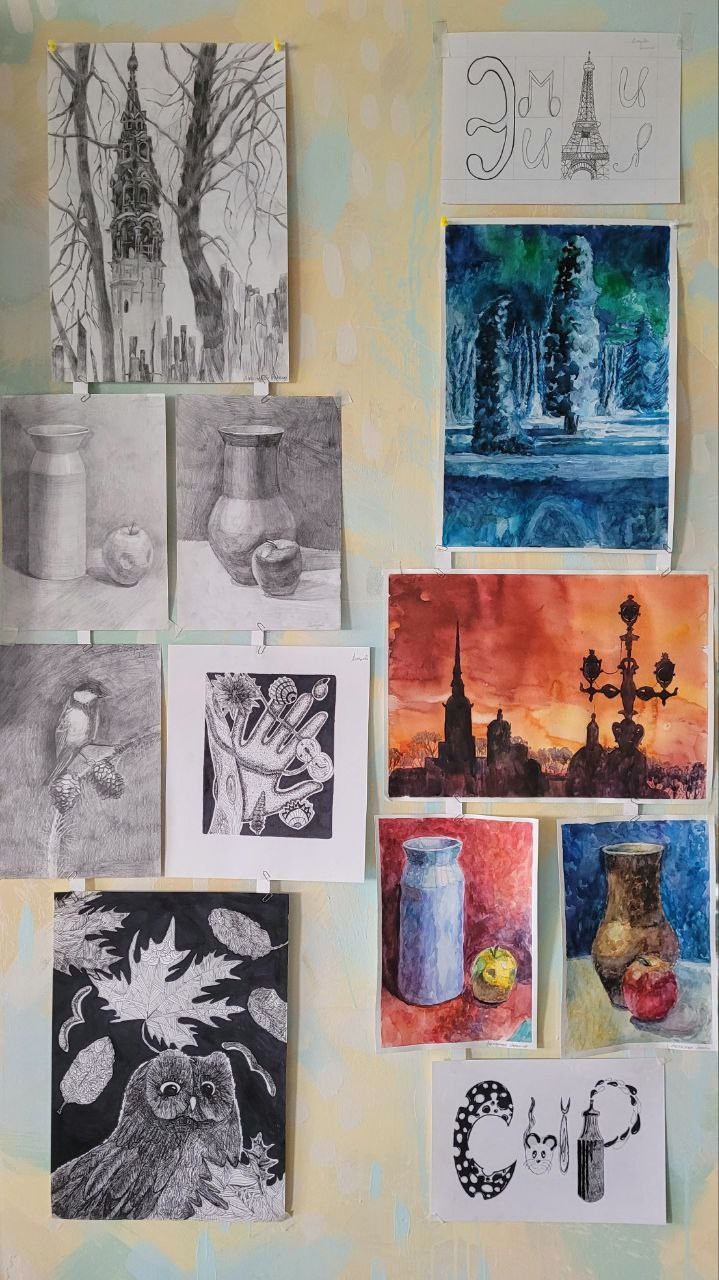 Просмотры работ. Изостудия «Мы рисуем!» ♥ Южное Бутово, Москва