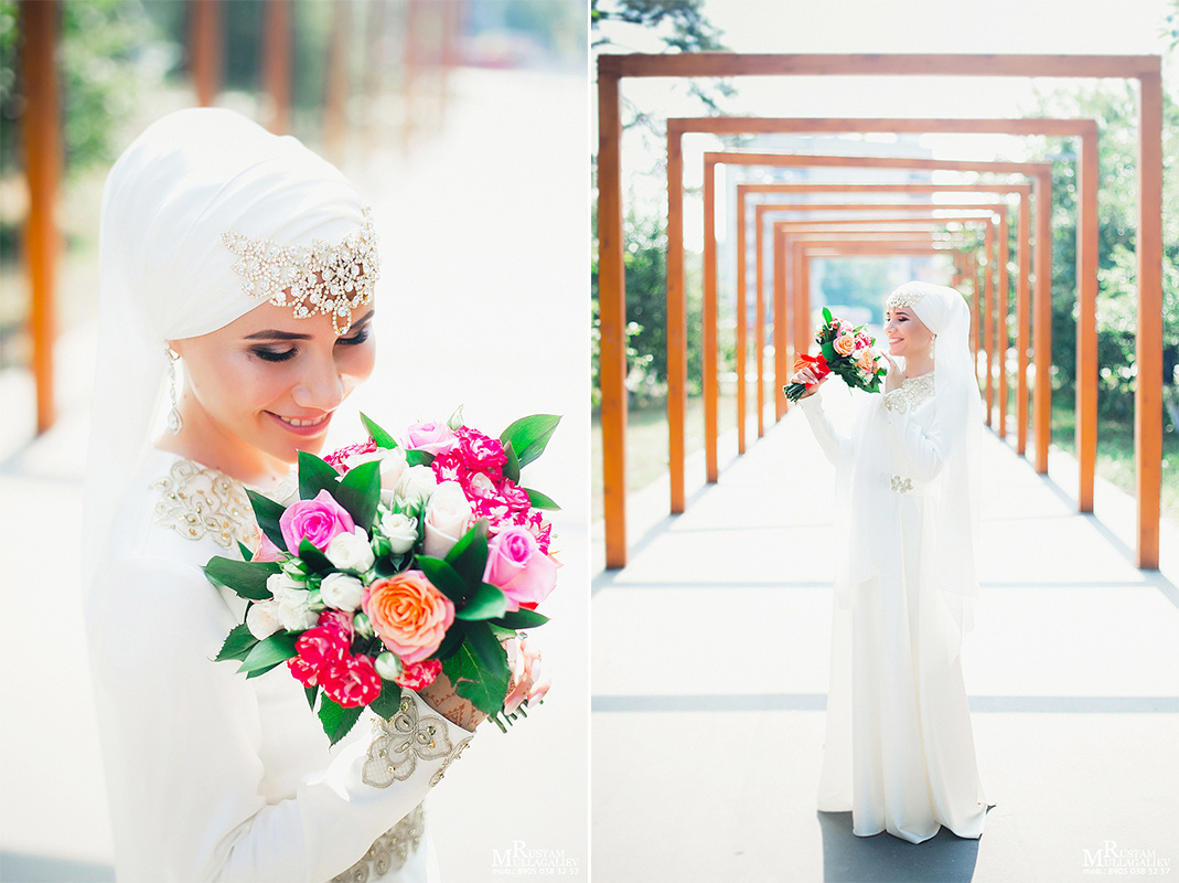 Никах в парке, платье на никах. невеста на никах, образ невесты