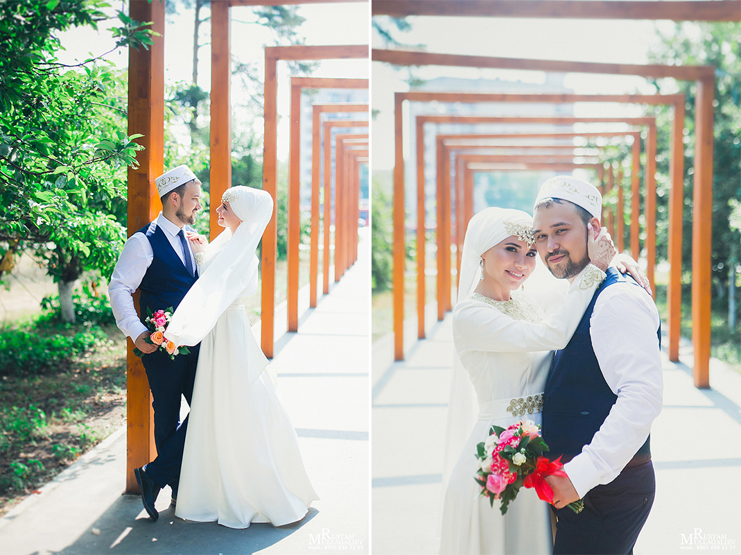 Никах в парке, платье на никах. невеста на никах, образ невесты