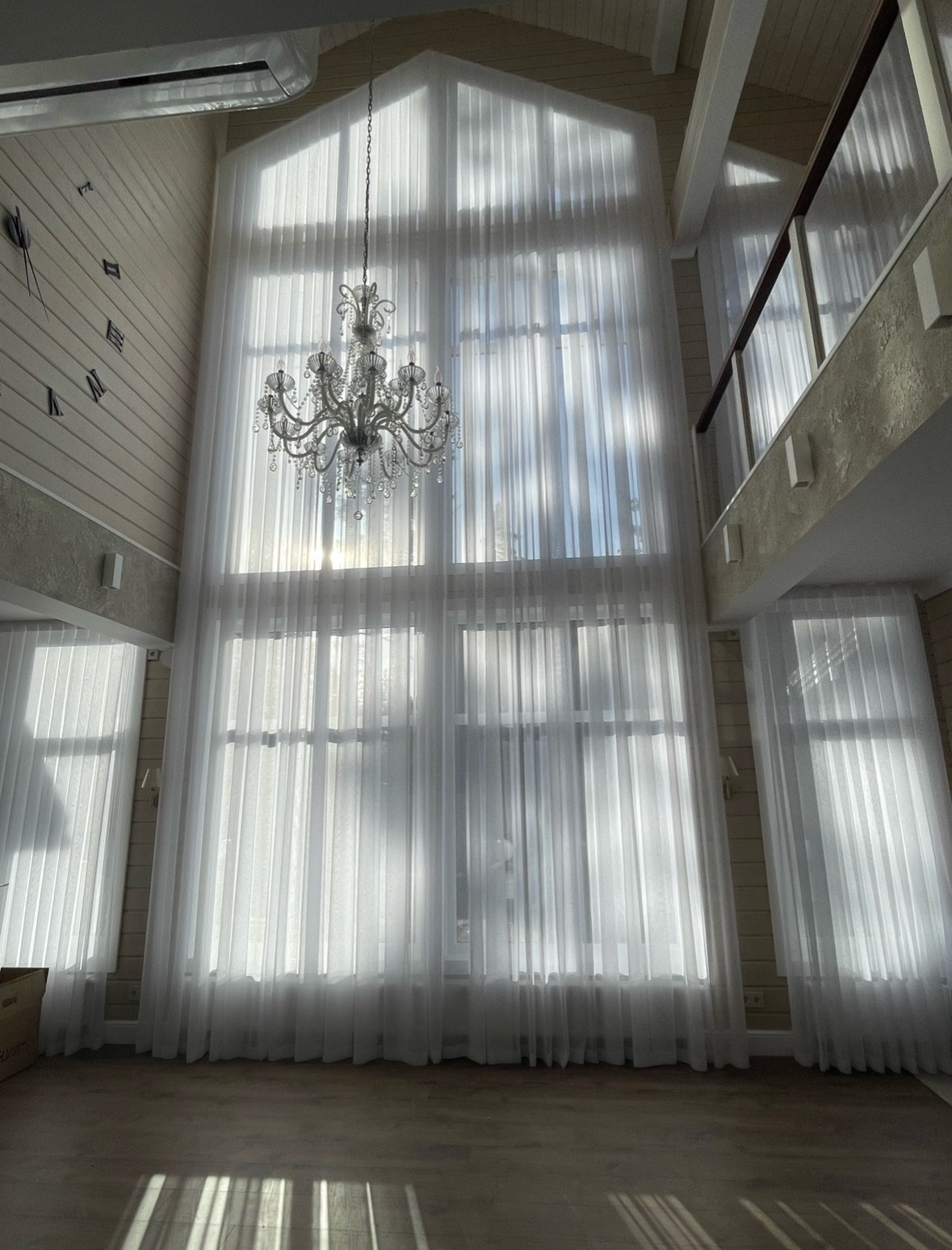 Шторы на косые окна