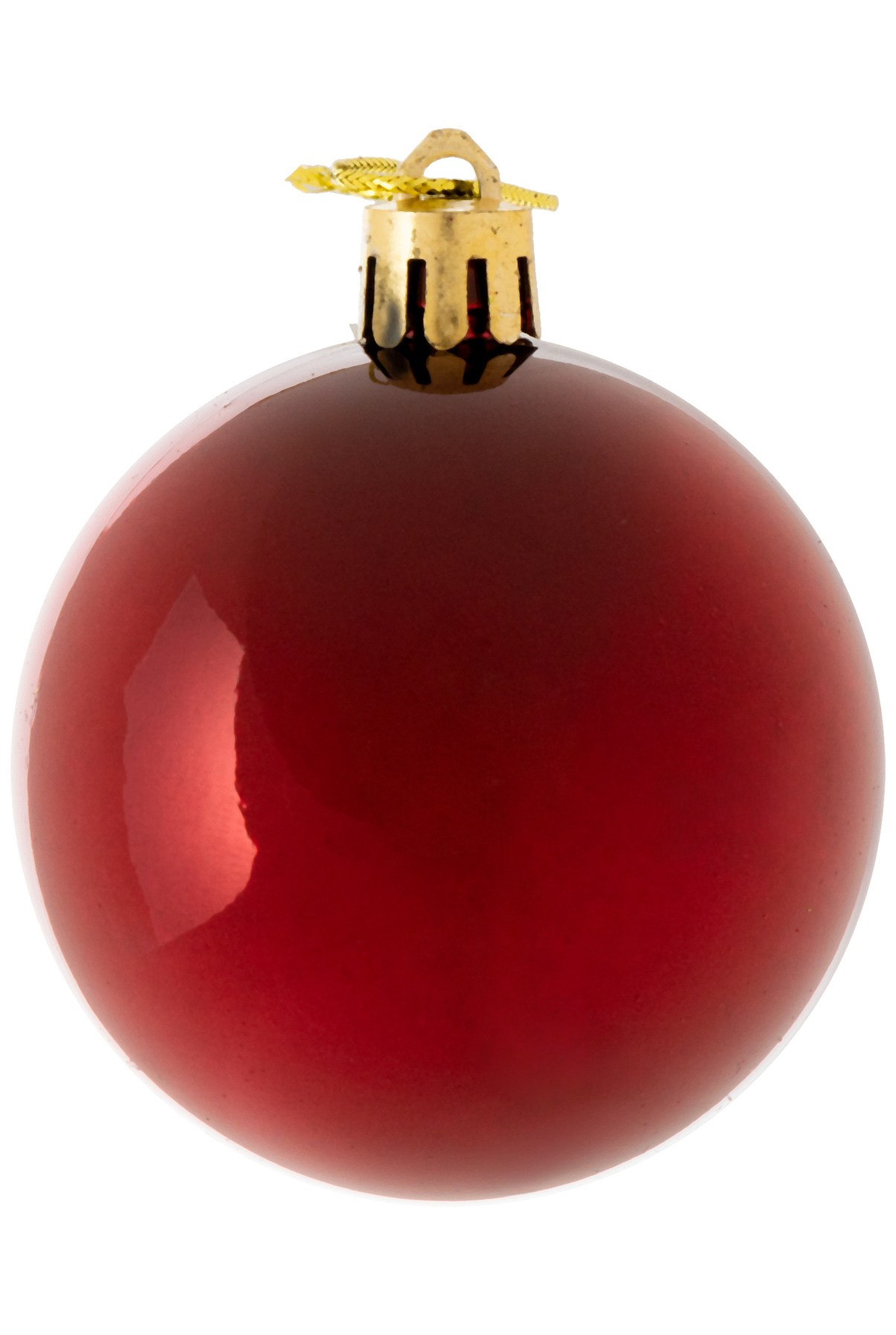 Шак красный глянцевый игрушка на елку