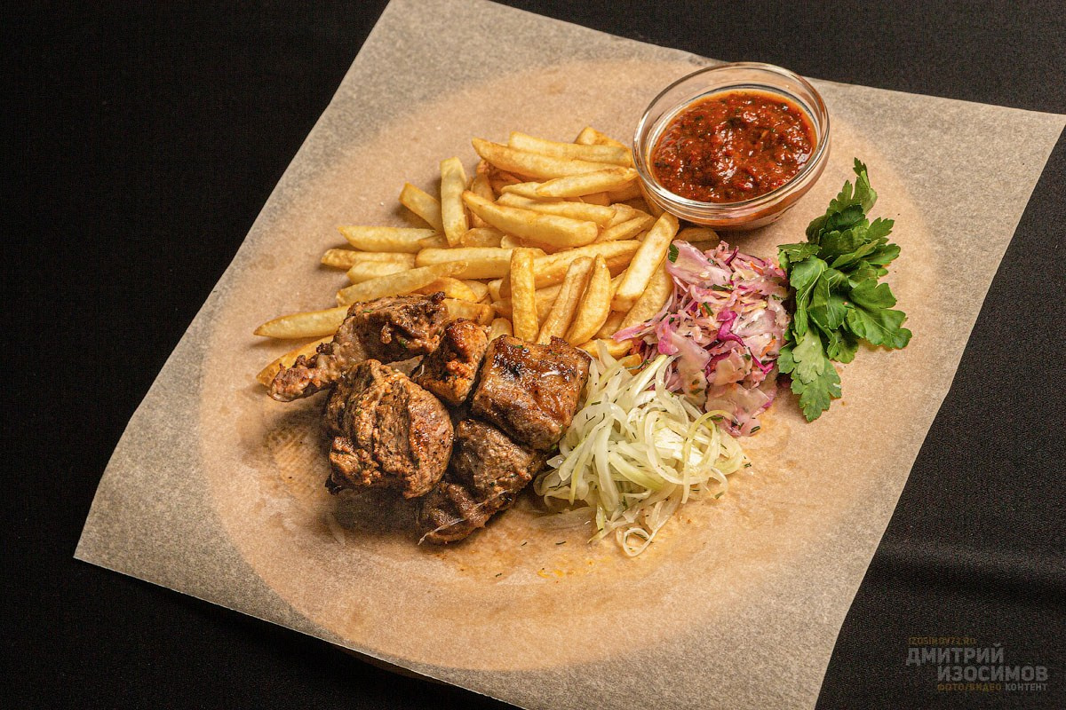 Съёмка блюд для меню