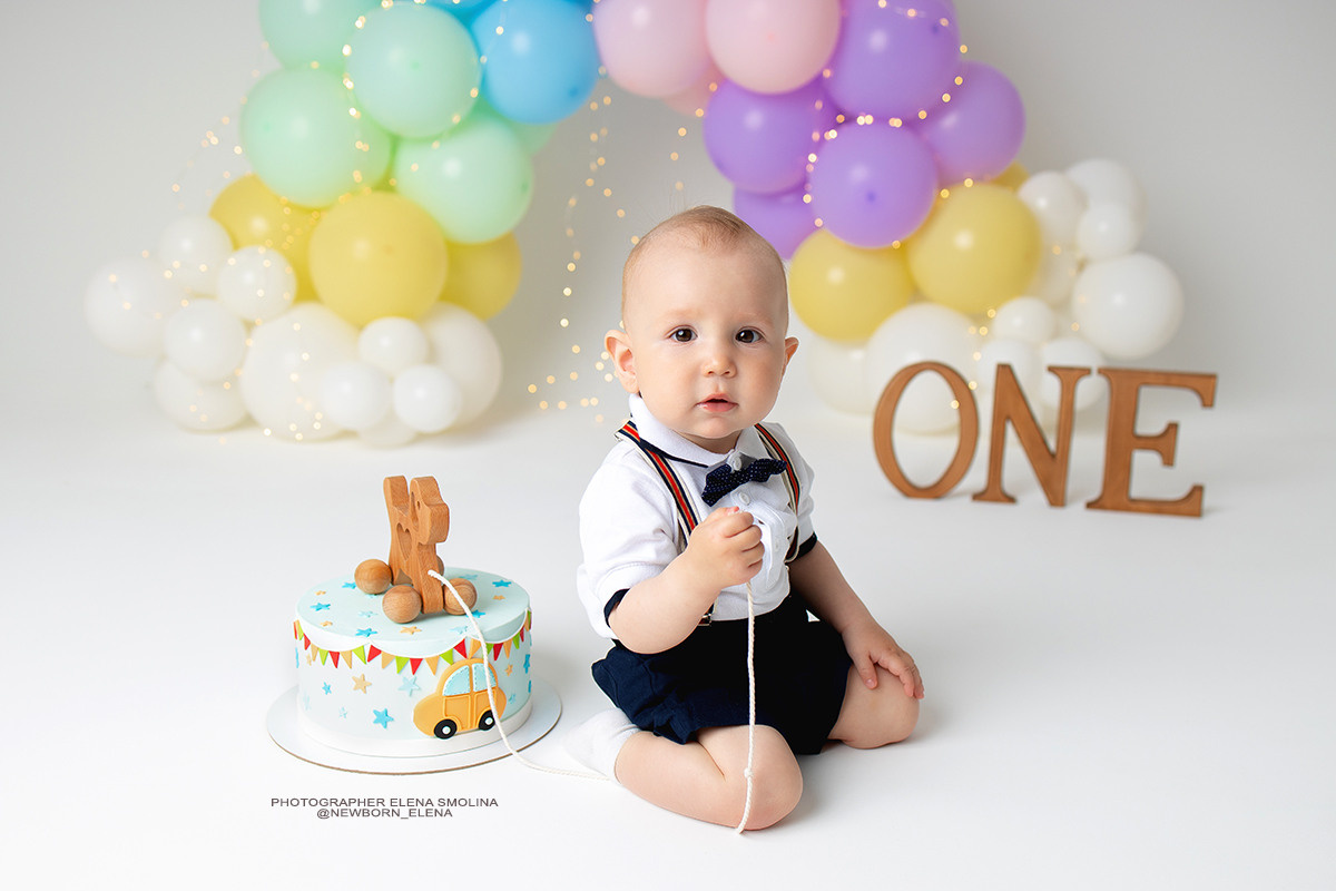Мой первый тортик. Фотограф новорожденных в Чебоксарах Елена Смолина