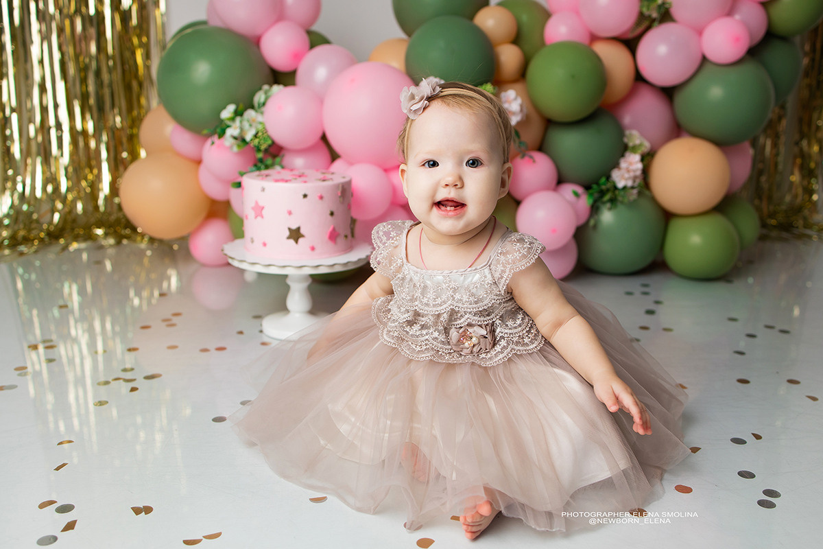 Мой первый тортик. Фотограф новорожденных в Чебоксарах Елена Смолина
