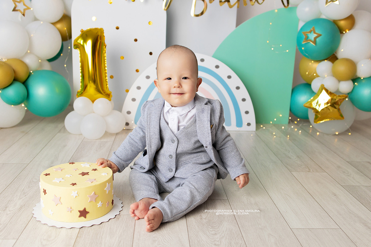 Мой первый тортик. Фотограф новорожденных в Чебоксарах Елена Смолина
