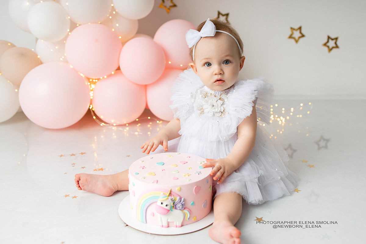 Мой первый тортик. Фотограф новорожденных в Чебоксарах Елена Смолина
