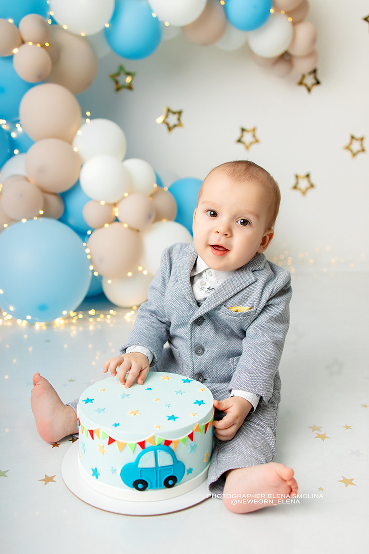 Мой первый тортик. Фотограф новорожденных в Чебоксарах Елена Смолина