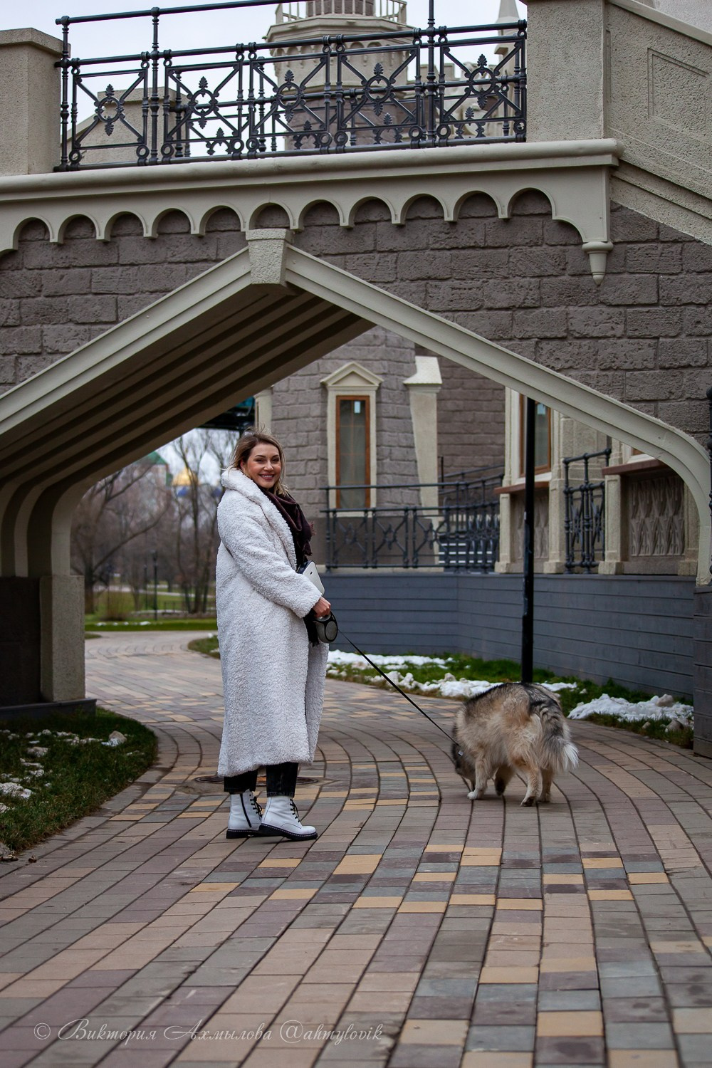 Прогулка с Хаски (Настя). Виктория Ахмылова. Фотограф в Москве