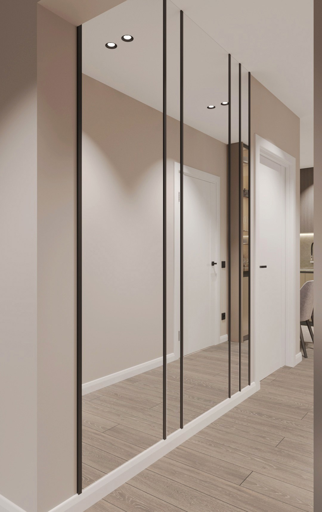 Квартира 54 м² г. Иркутск. ПРОЕКТИРОВАНИЕ ИНТЕРЬЕРОВ И АРХИТЕКТУРНЫХ РЕШЕНИЙ В СТУДИИ SHELOFAST DESIGN