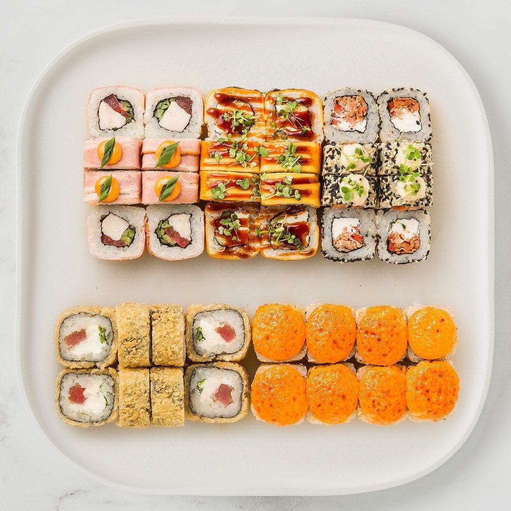 Съемка роллов для доставки | Фуд фотограф Воронеж