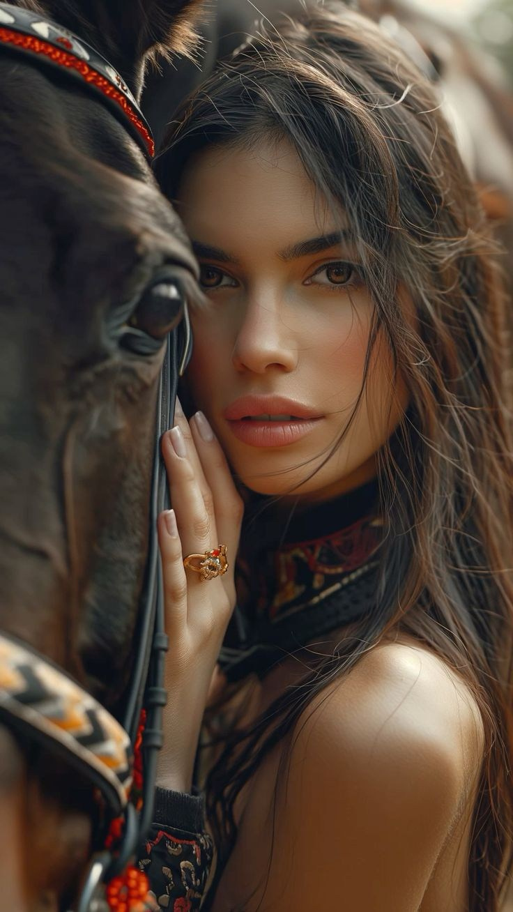 Девушка и лошадь. Фотограф в Екатеринбурге Юлия Ташлыцкая