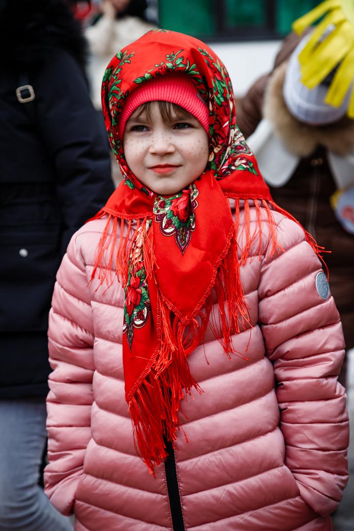 масленица девочка 