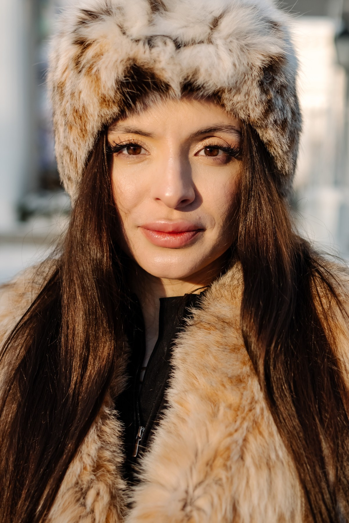 Русская девушка. Зимняя прогулка. Свадебный и семейный фотограф в Санкт-Петербурге Елена Худякова