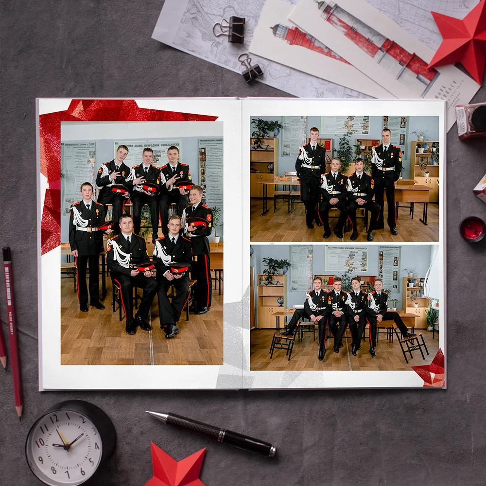 Дизайн кадетам. Выпускные альбомы в Подольске Москве и МО