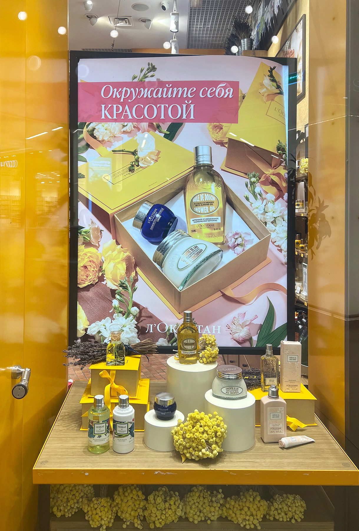 Фотограф Мария Макарова - рекламная съемка для витрин Loccitane