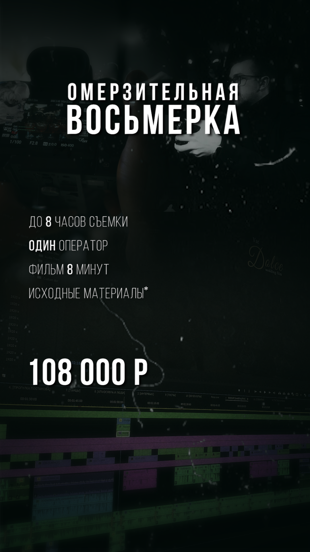 Цены 2026. Видеограф | Санкт-Петербург