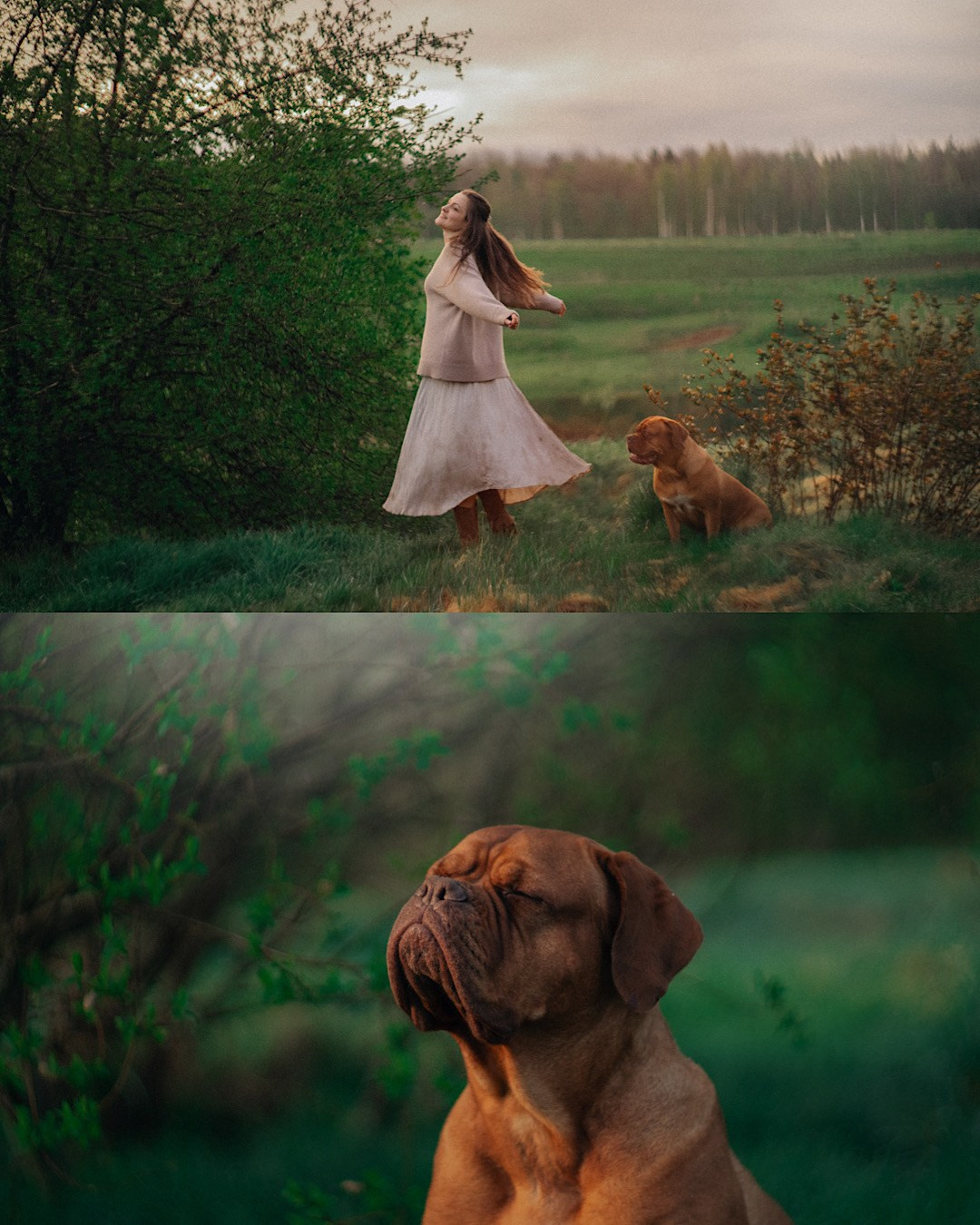 Оксана, Иван и Мандаринка. Фотограф анималист в Москве и Санкт-Петербурге Свиридова Анна