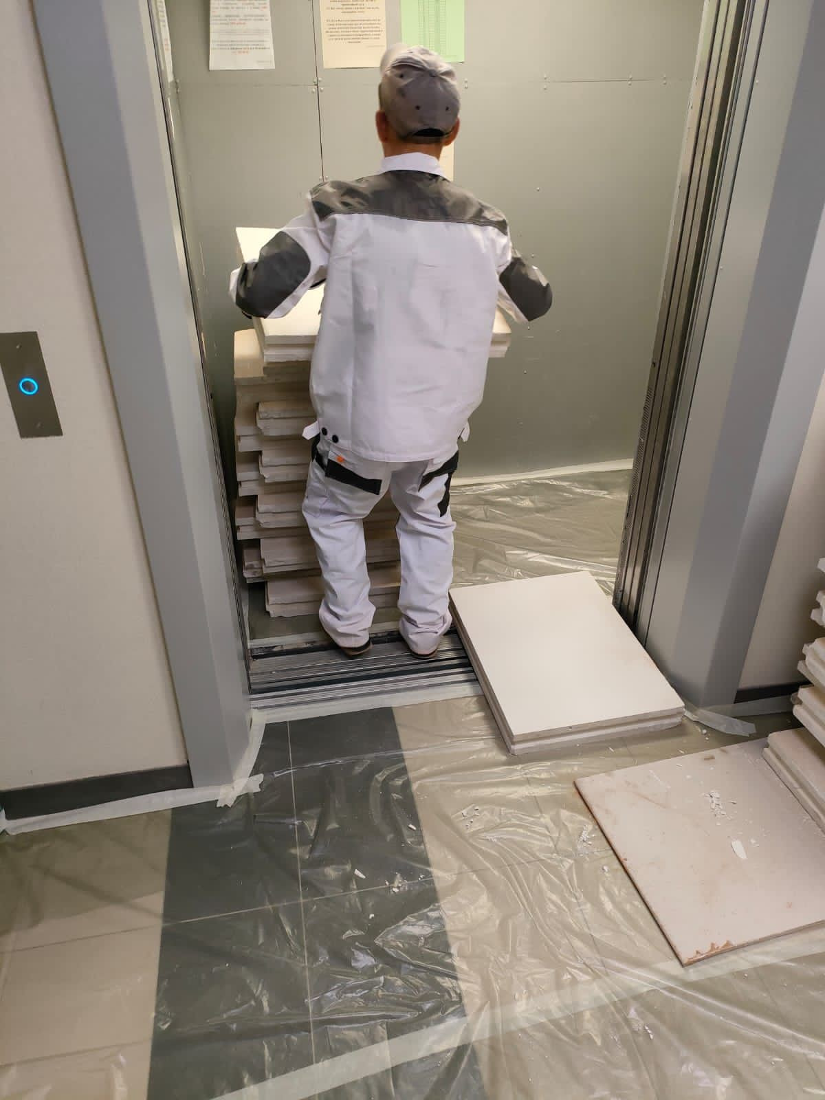 Укрывные работы. Мамонт