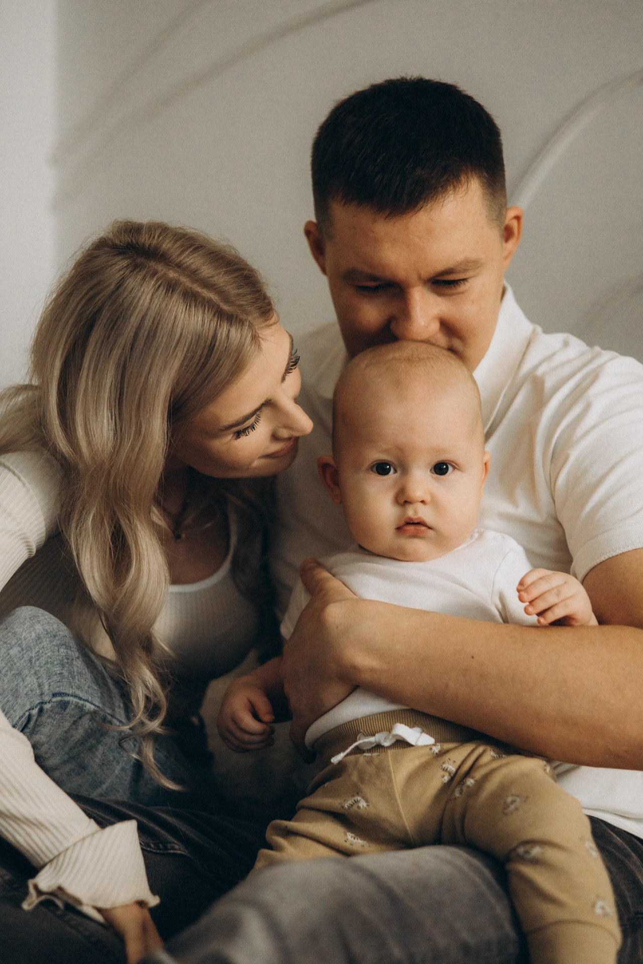 Семейная фотосессия с маленьким ребенком. Семейный фотограф в Ижевске Даша Денисова