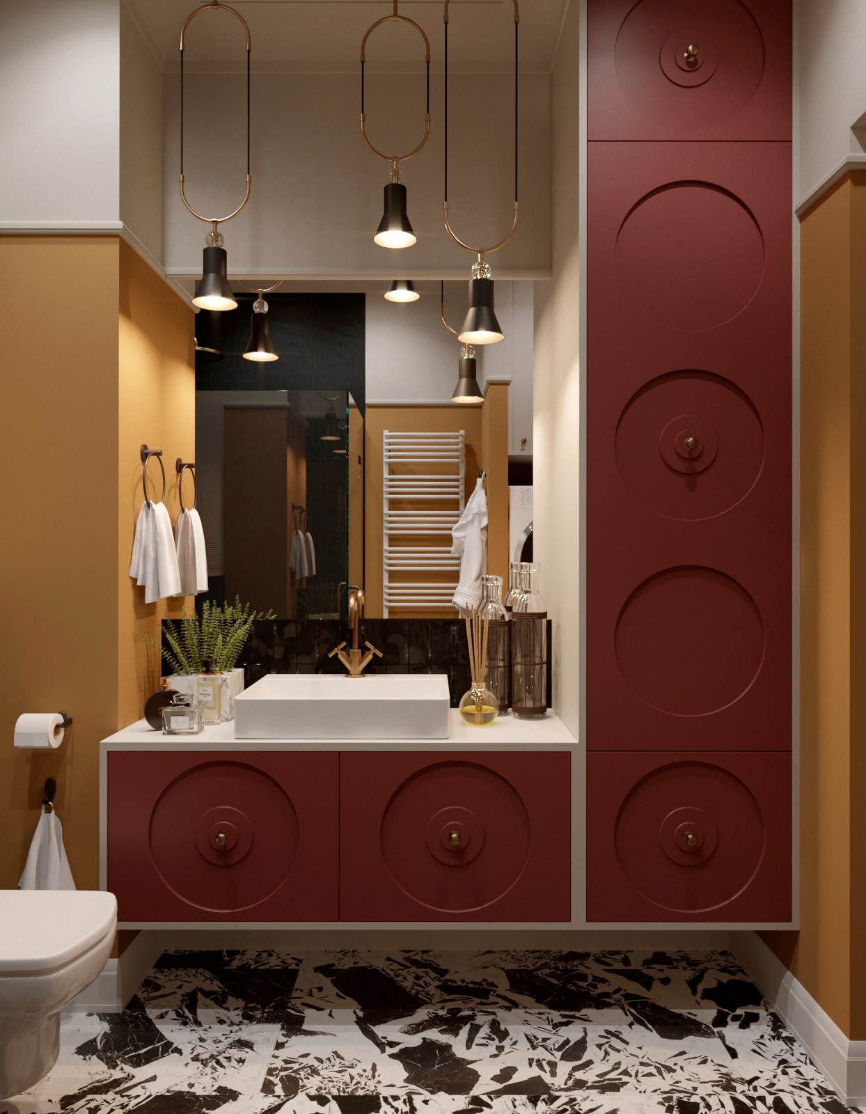 Квартира для семьи в ЖК Символ, Москва. 2019 год. Дизайнер интерьера Троилова Арина