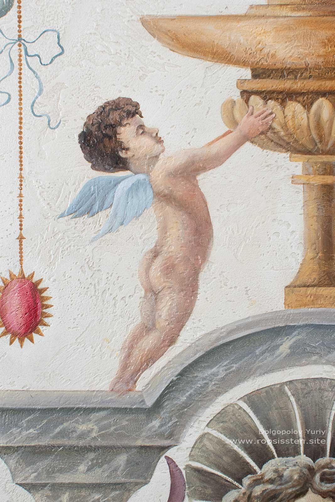 Роспись стен замок