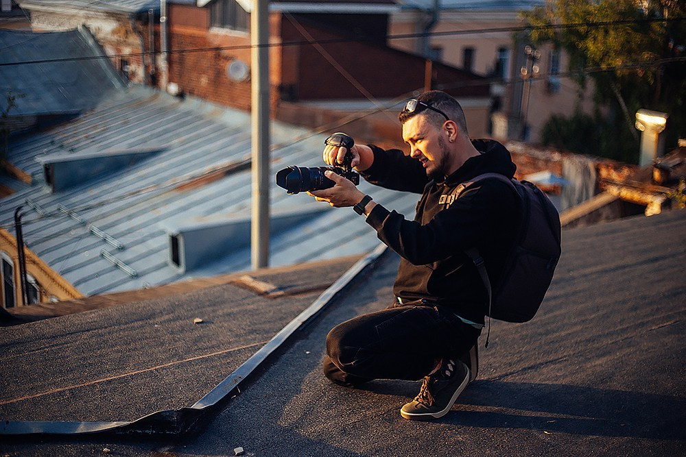 Лав стори на крыше. Детский и семейный фотограф, фотограф мероприятий Нижний Новгород