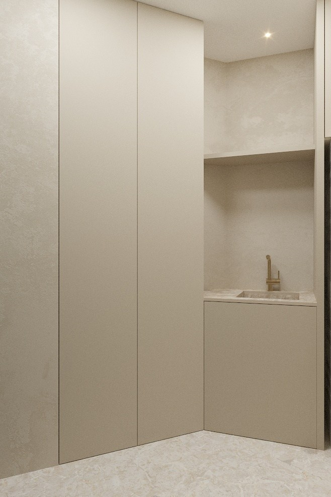 Футуристичная квартира в стиле минимализм. Главная