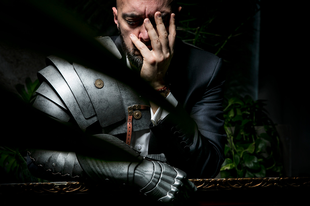 МУЖЧИНЫ. Female and male photographer Katya Hans in Moscow