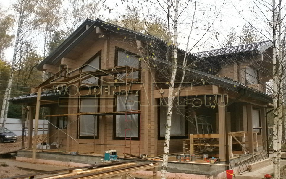 «Поляна» 288 кв. м. Проекты деревянных домов