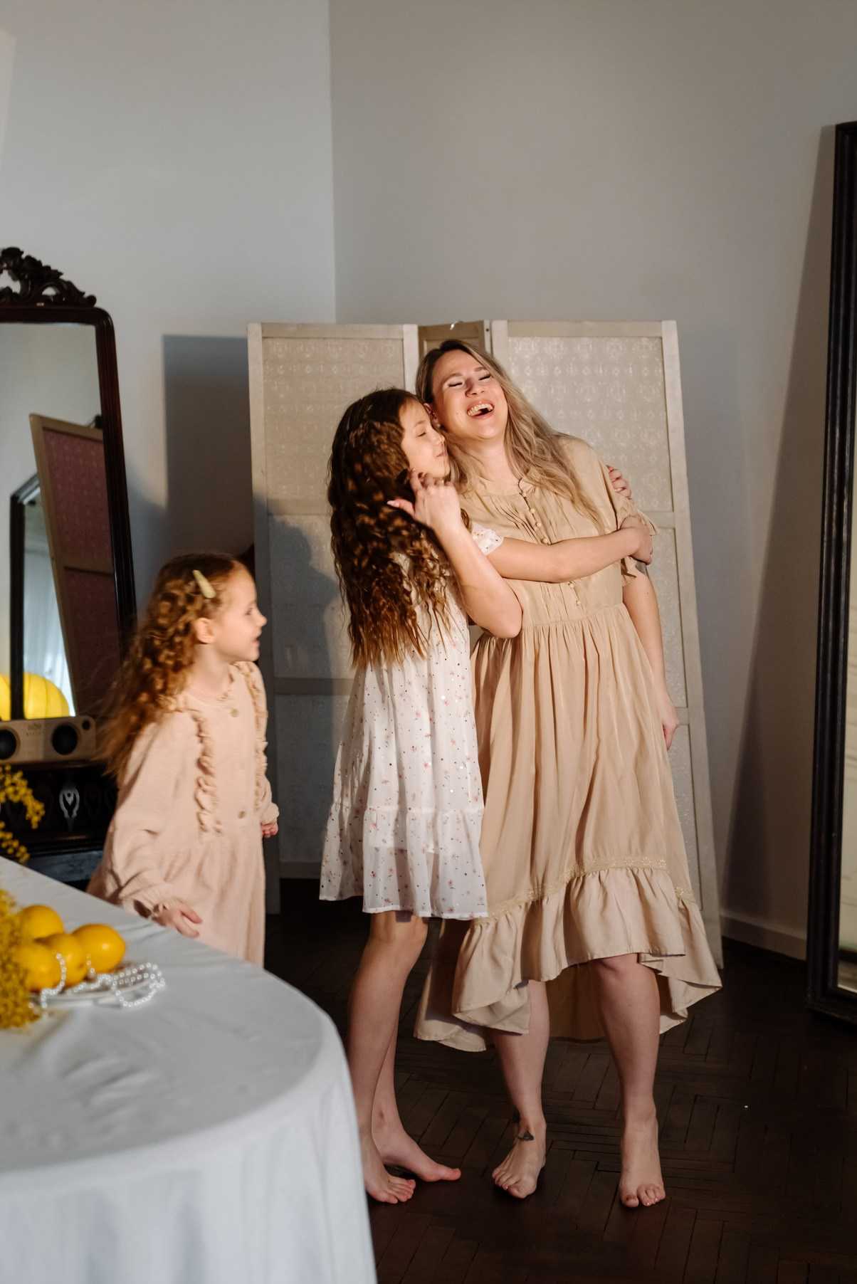 Семейная. Анастасия с дочками. Свадебный и сеейный фотограф в Санкт-Петербурге Елена Худякова