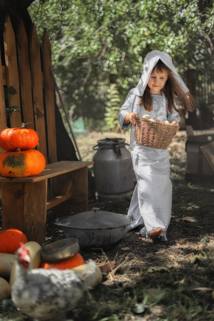 «Золушка, или жизнь в деревне». Семейный детский фотограф Краснодарский край Оксана Колос