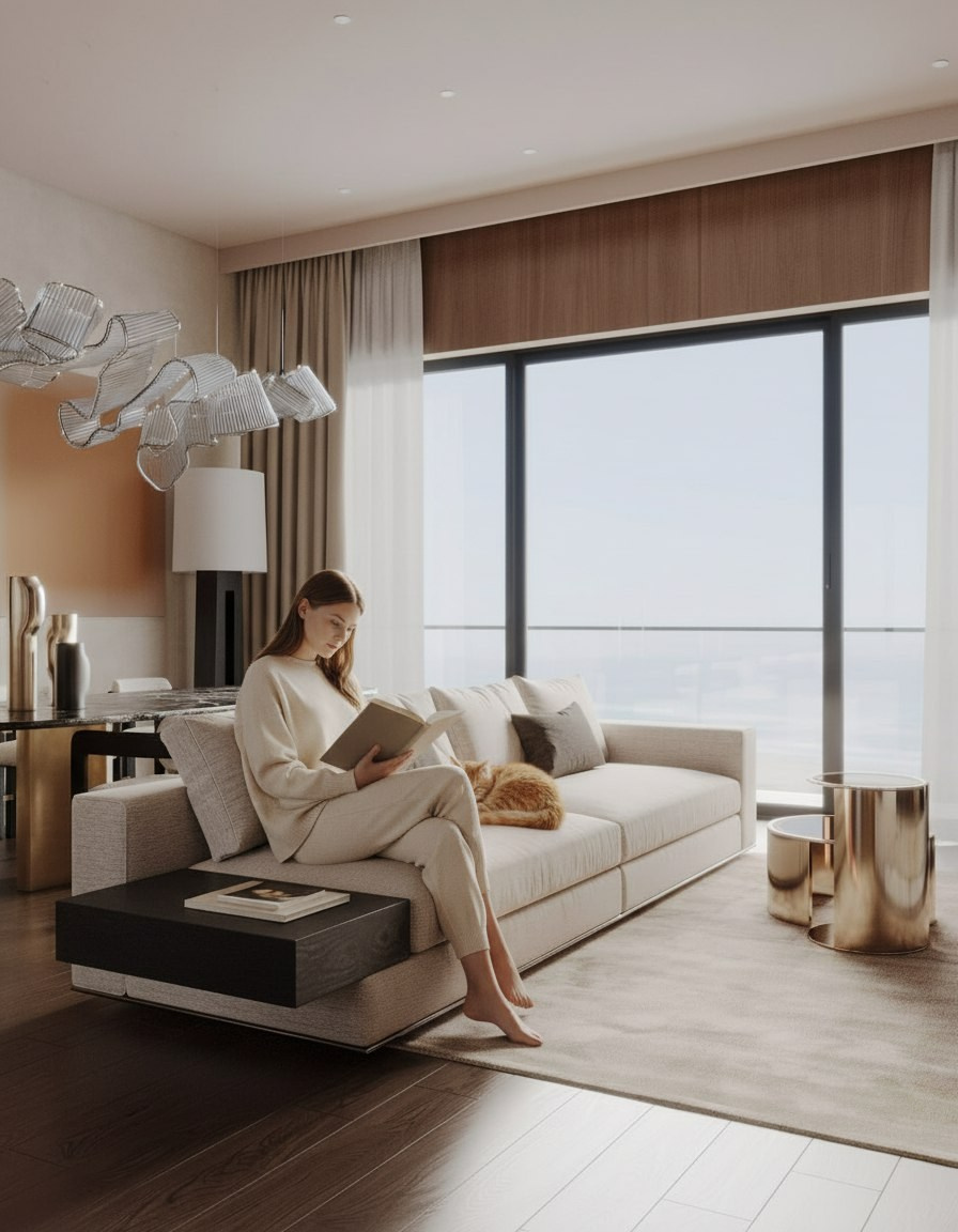 Квартира в Баку. 3d визуализатор интерьера Нургалиева Диана