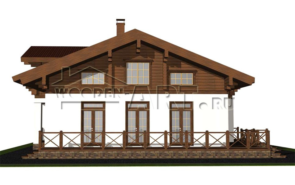 «Каменка» 366 кв. м. Проекты деревянных домов