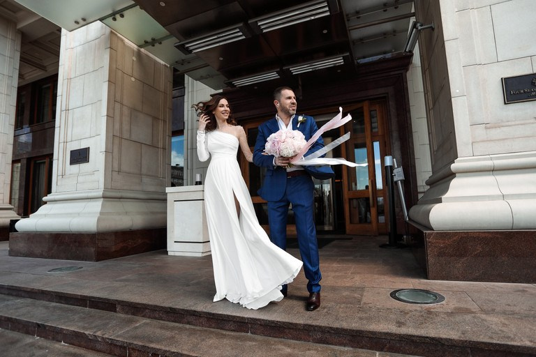 Свадьба байкеров в ресторане «Дворянское гнездо». Kirillova Studio — мастерская декора и событий Юли Кирилловой