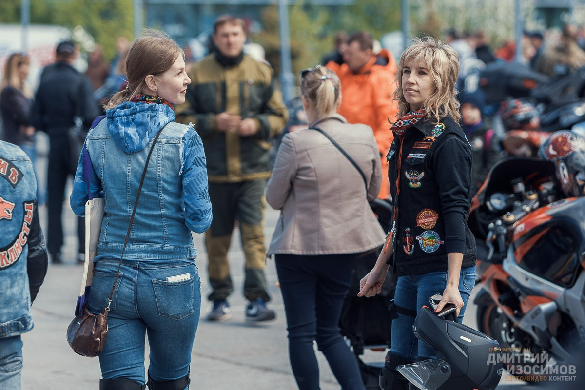 Слёт байкеров