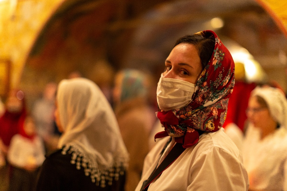 Пасха в Храме Успения Пресвятой Богородицы в Путинках (2 мая 2021 г.). Фотограф Наталья Угрюмова, г. Москва