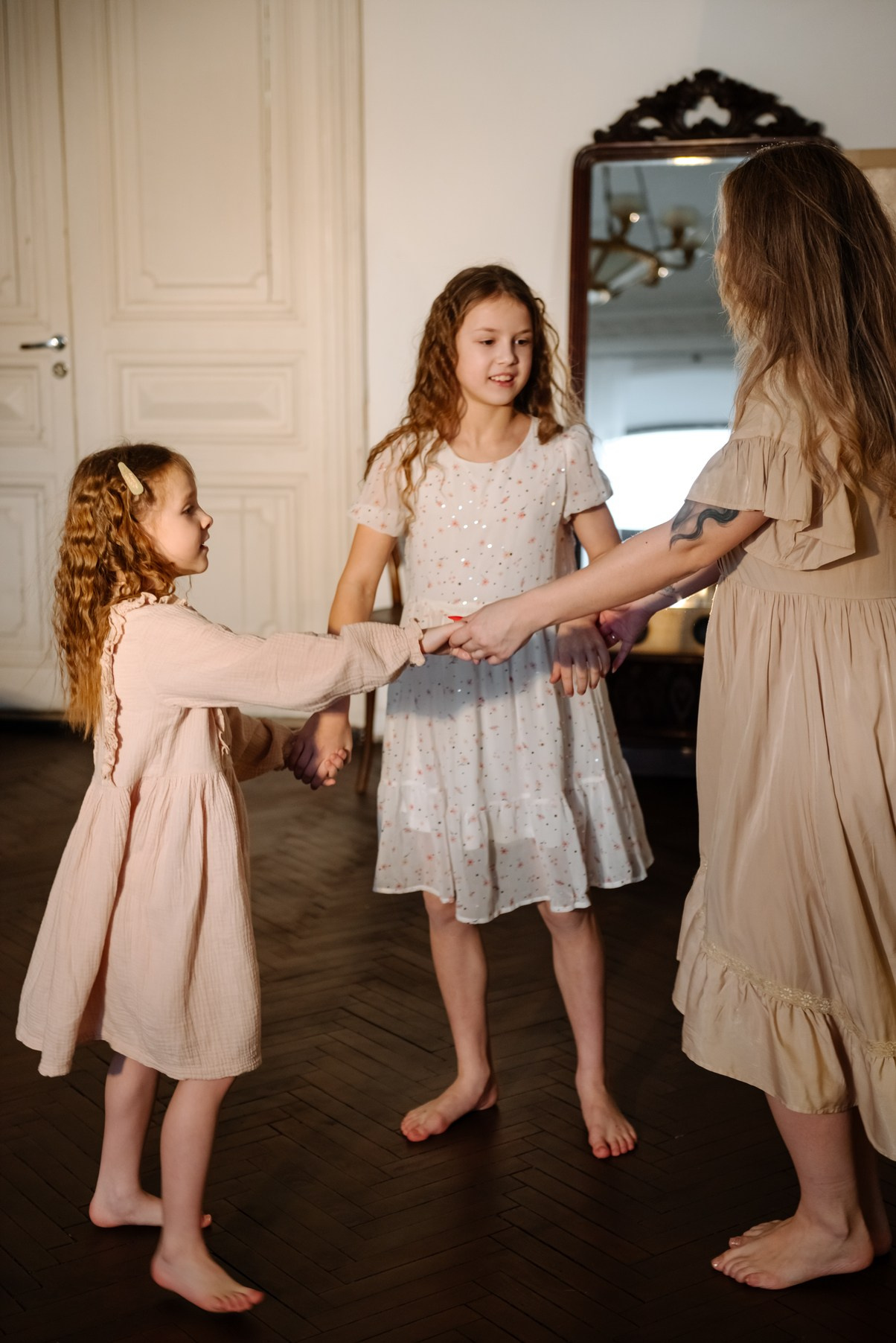 Семейная. Анастасия с дочками. Свадебный и сеейный фотограф в Санкт-Петербурге Елена Худякова