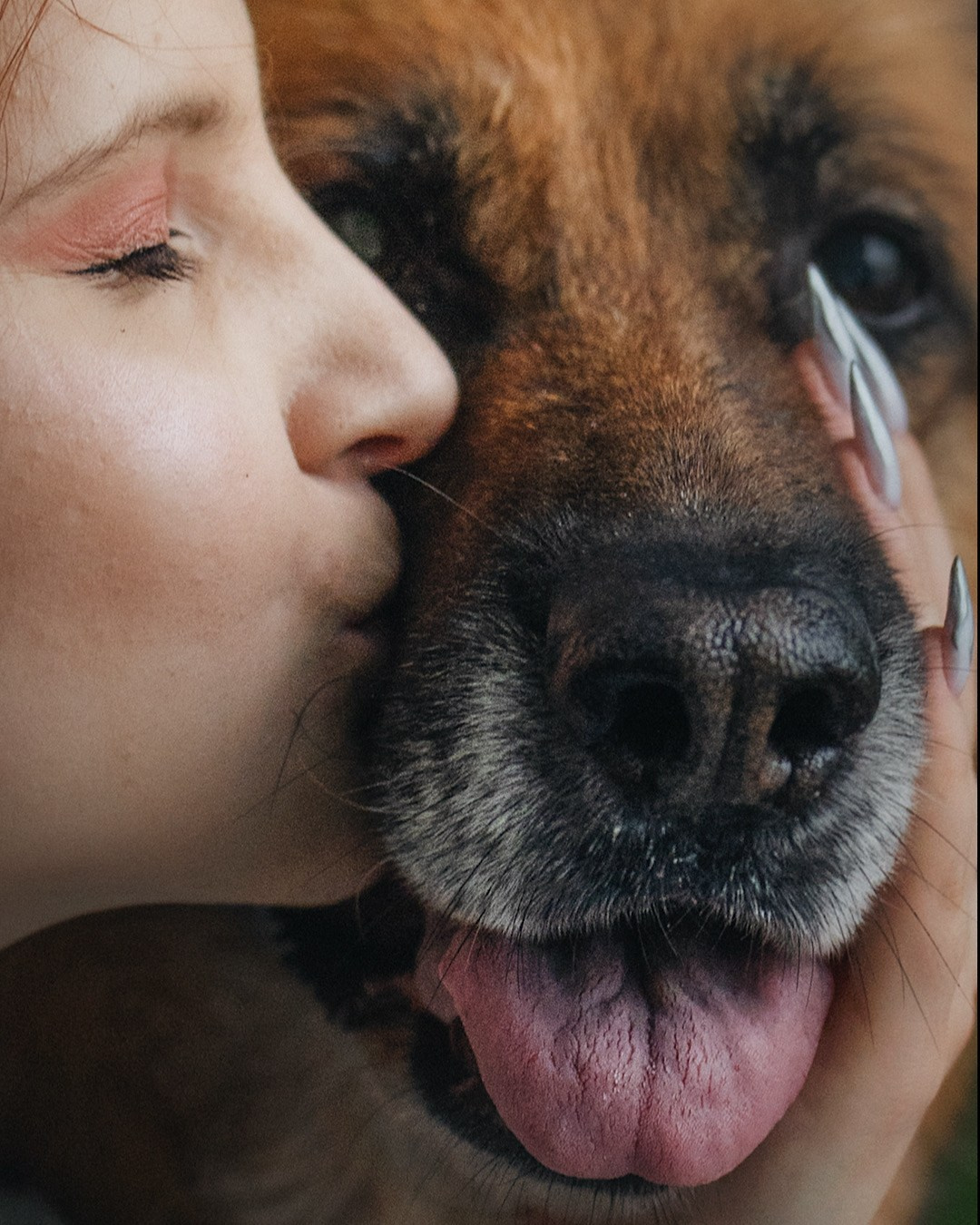 Вика и Фрея. Фотограф анималист в Москве и Санкт-Петербурге Свиридова Анна