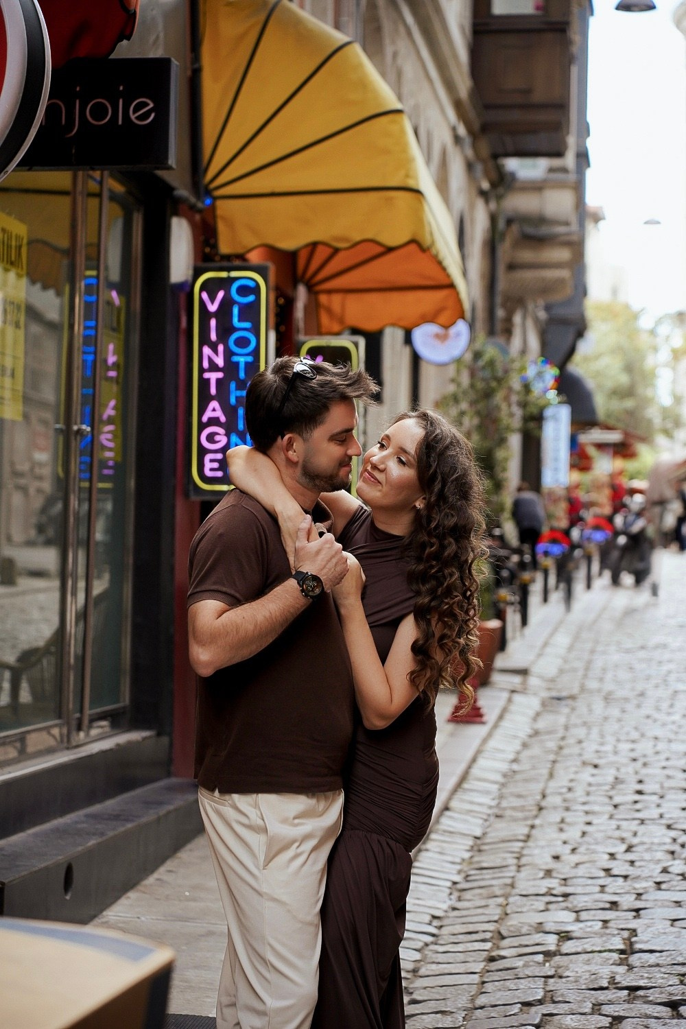 Профессиональная фотосессия для пары в Стамбуле.