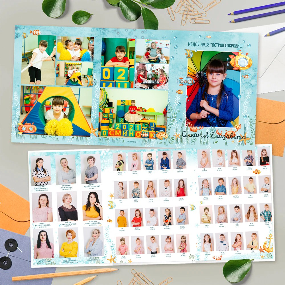 Выпускные альбомы из Детского Сада. Семейный и детский фотограф в Новороссийске Татьяна Крестина