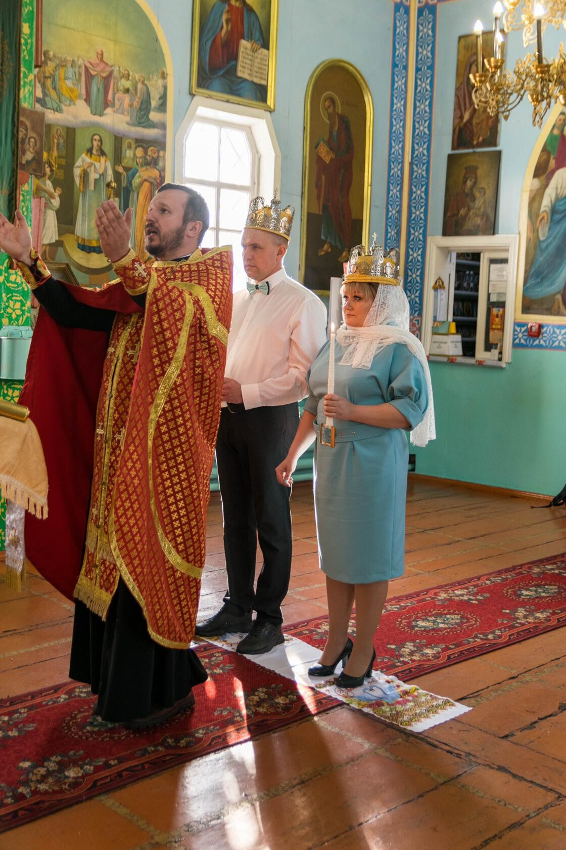 Венчание. Сергей и Елена. Фотограф Алёна Царькова. Киселевск