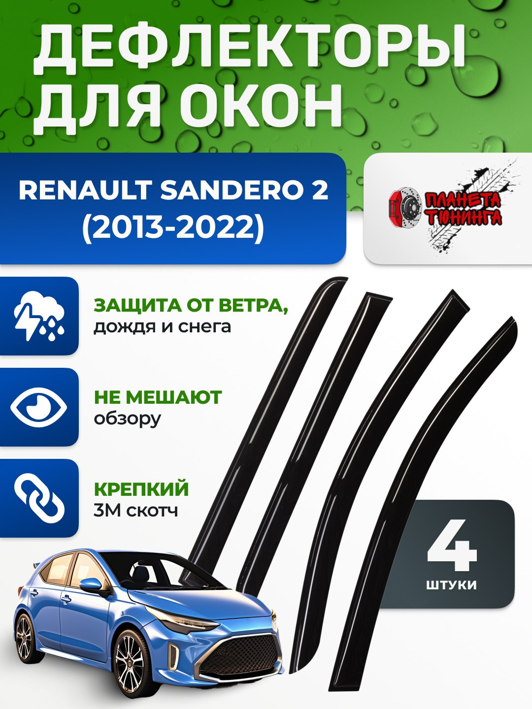 Инфографика для маркетплейсов: дефлекторы для автомобиля. Маркетолог в Москве, специалист по коммуникациям и рекламе Аня Смоляга