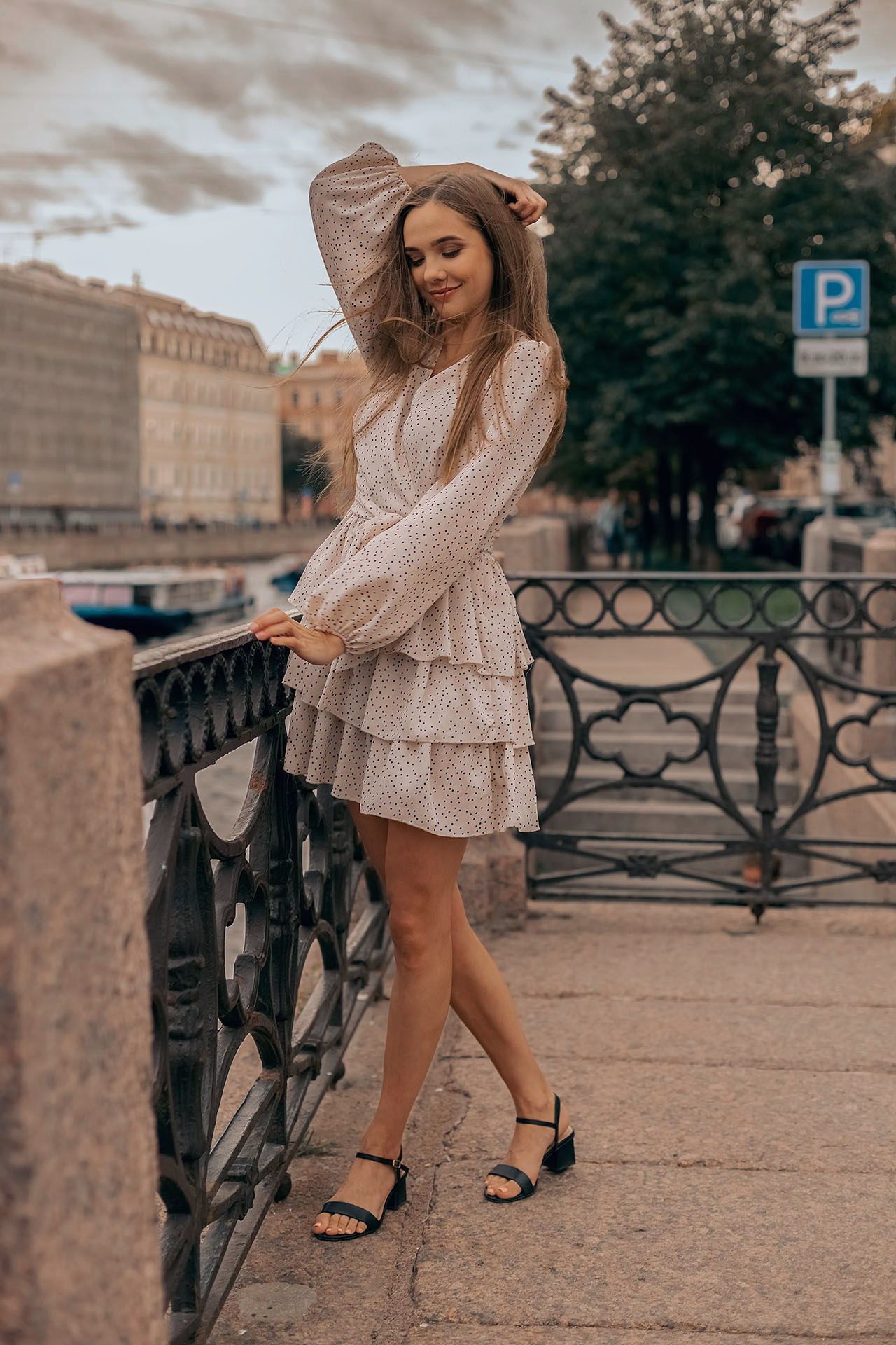 Исаакиевский собор с Юлией. Семейный и детский фотограф в Санкт-Петербурге Антон Алексеев