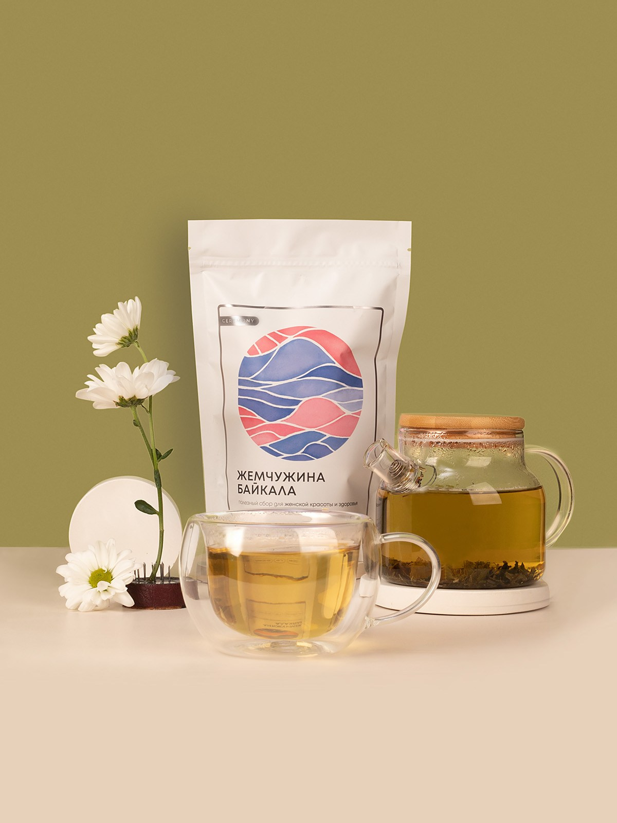 Чай для оптовой компании бренд Ceremony. Предметная фотография