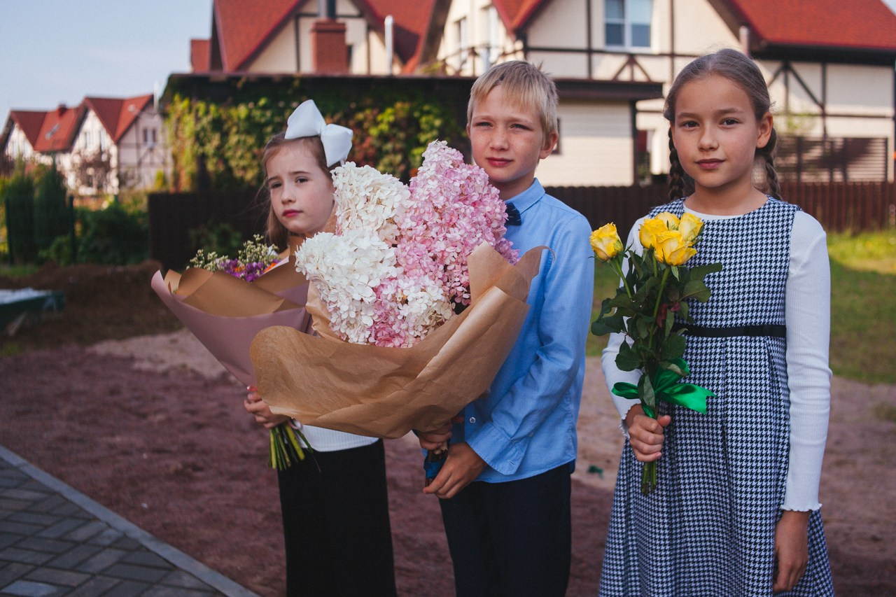 1 сентября в «Квадратике». Семейный фотограф во Всеволожске и Санкт-Петербурге Юлия Капустина