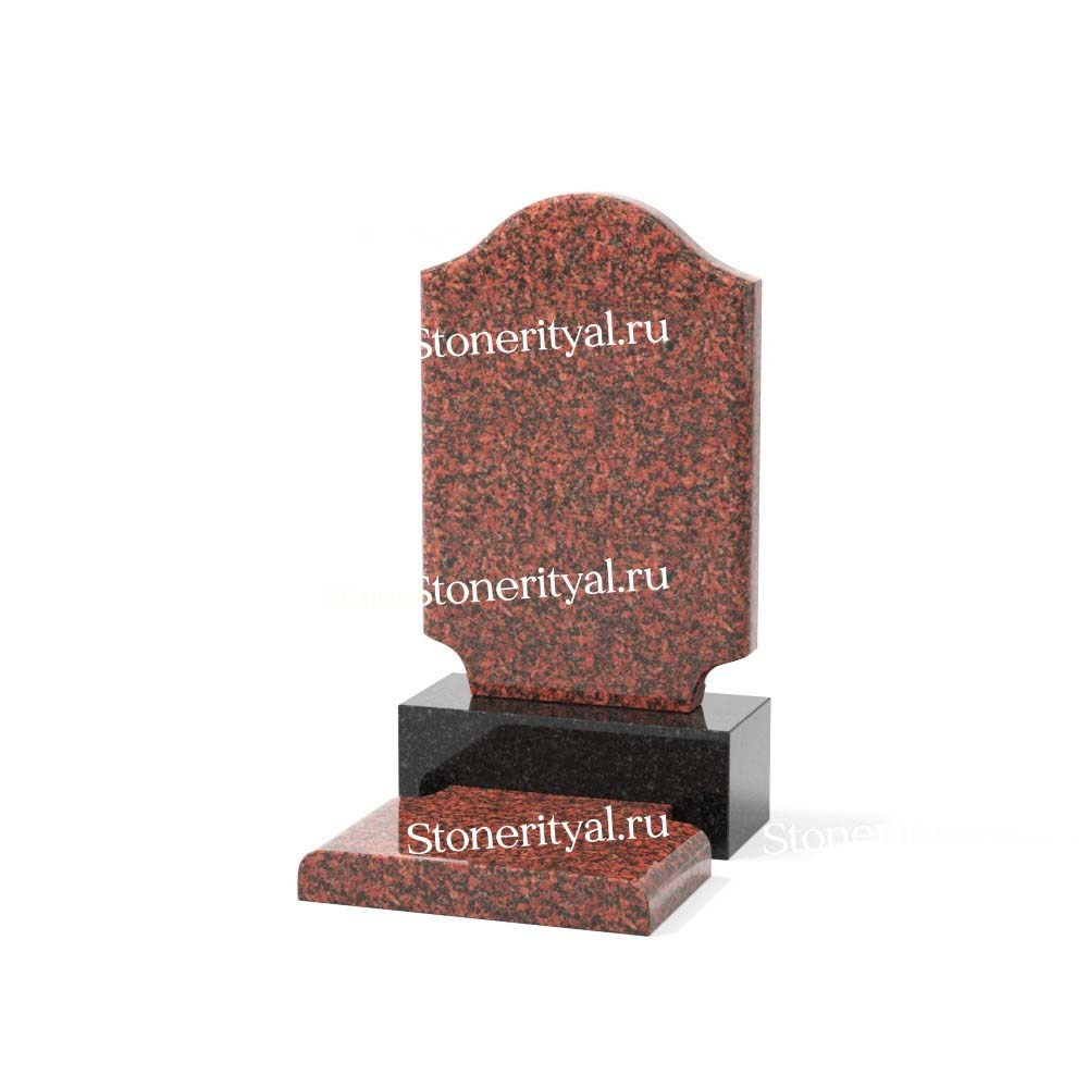 Комбинированные памятники на одного. Изготовление и установка памятников в Москве и МО