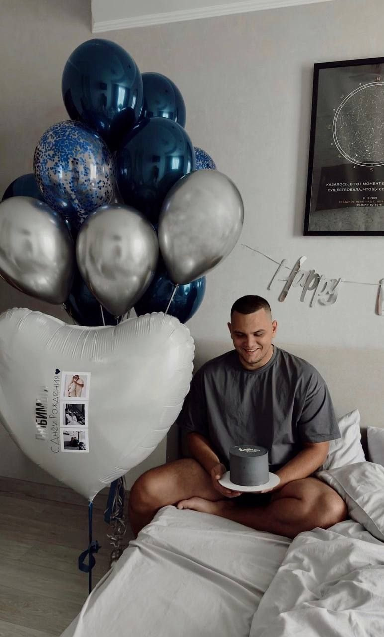 For him. Balloons and decorations in Serbia. Delivery 24/7